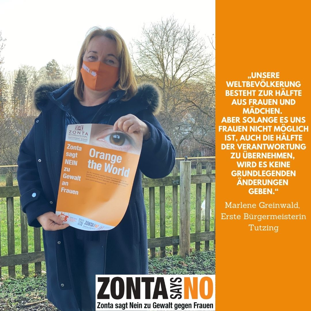 Bürgermeisterin Marlene Greinwald Tutzing Zonta Fünf-Seen-Land _ OTW 2020