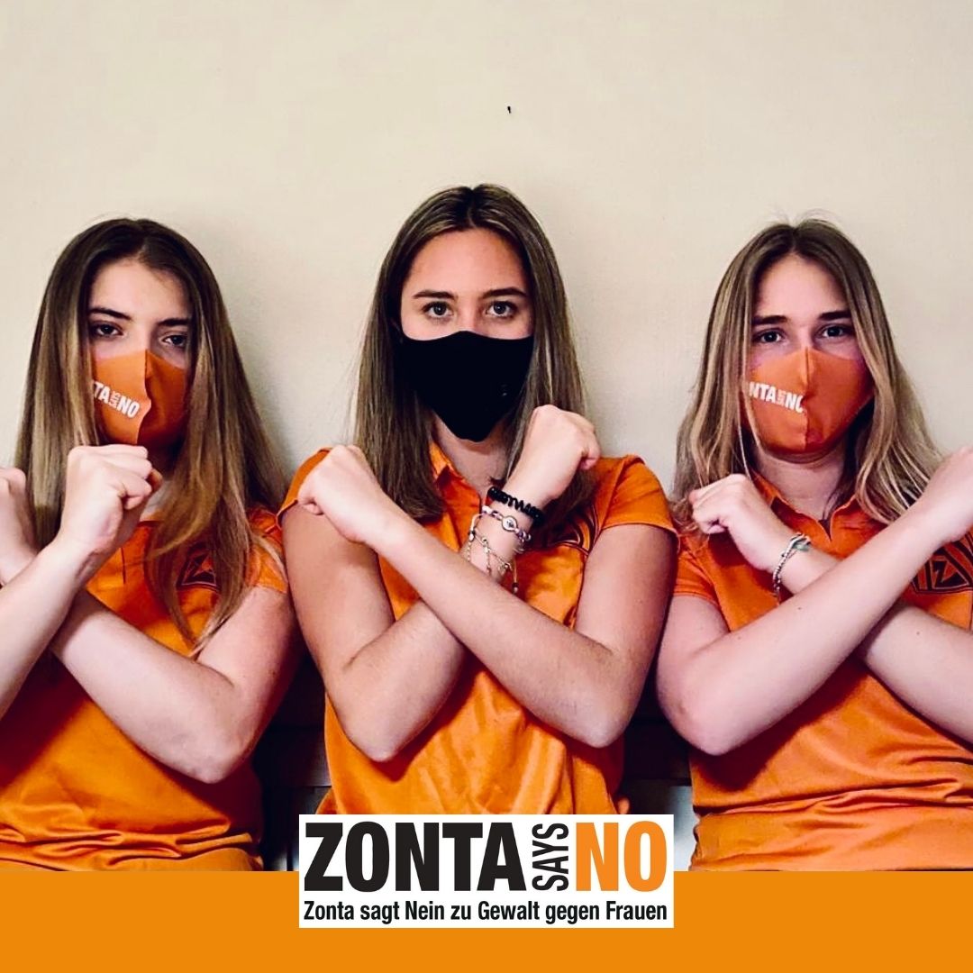 Junges ZontaFünfSeenLand sagt NEIN zu Gewalt gegen Frauen _ OTW 2020